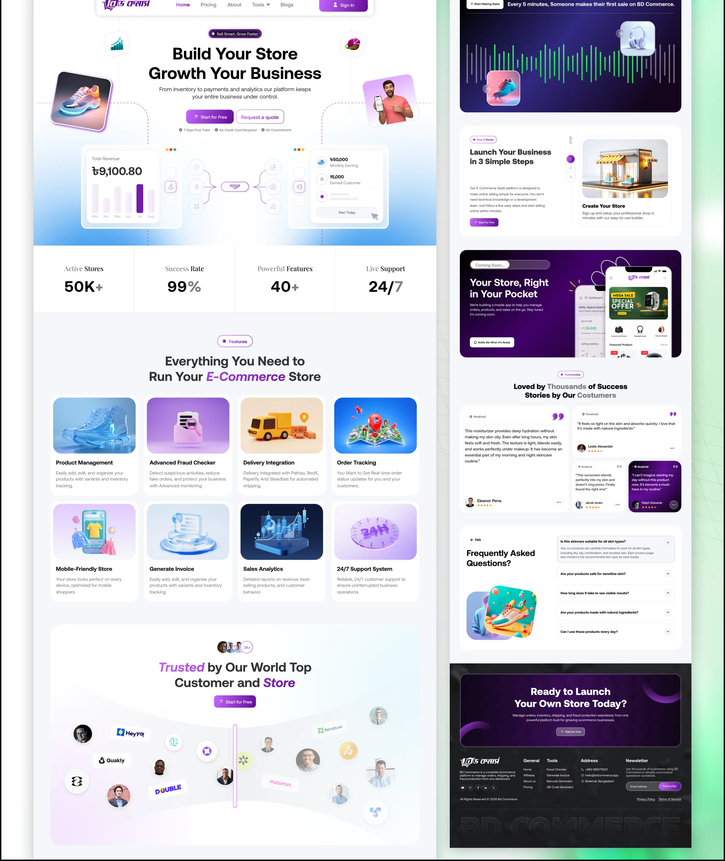 E-Commerce SaaS Platform