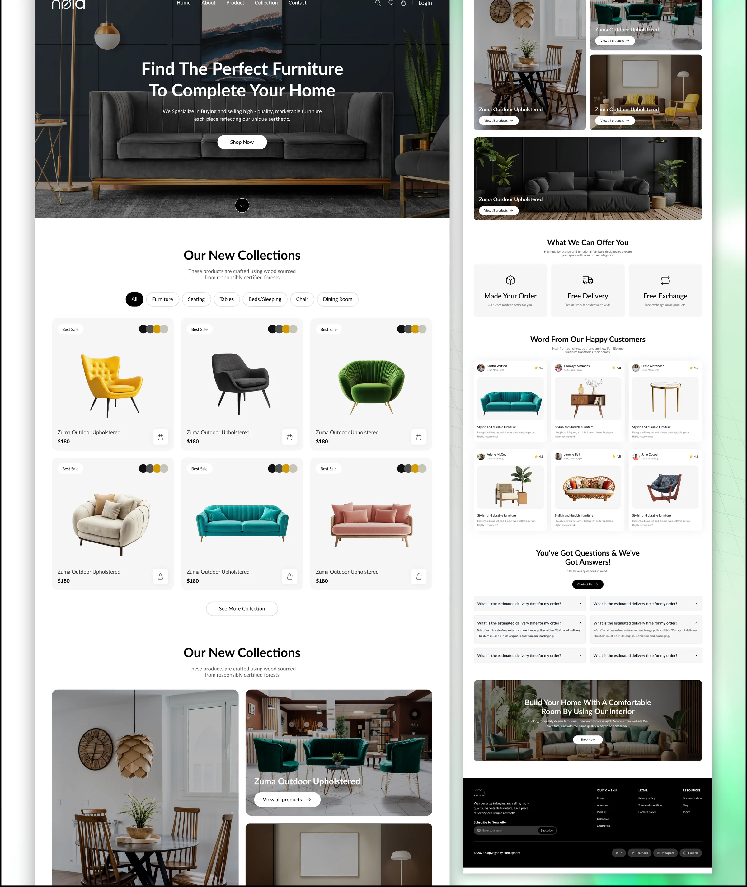 Furniture E-Commerce Platform